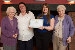 L-R: Ilone Burley, Dawn Hooper, Donna White and Patricia Owen